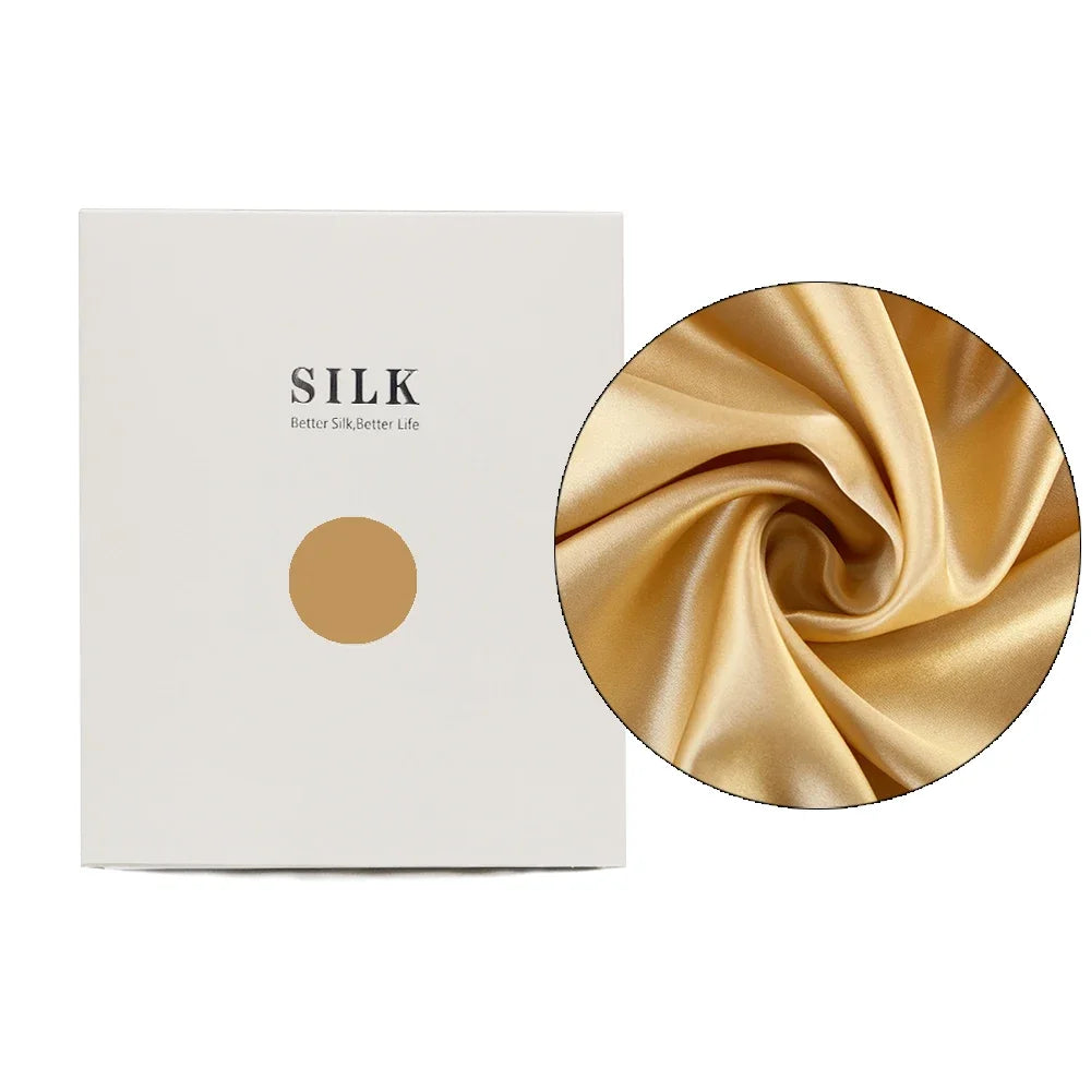 100% Natural Mulberry Silk Pillowcase with Hidden Zipper Double Sided Pure Silk Pillow Case Touch Soft &Cool Suitable for Summer