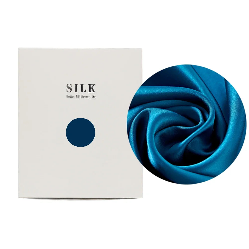 100% Natural Mulberry Silk Pillowcase with Hidden Zipper Double Sided Pure Silk Pillow Case Touch Soft &Cool Suitable for Summer