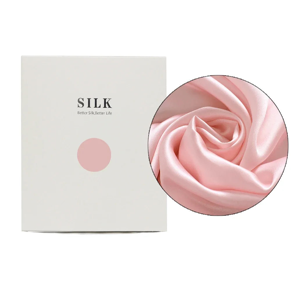 100% Natural Mulberry Silk Pillowcase with Hidden Zipper Double Sided Pure Silk Pillow Case Touch Soft &Cool Suitable for Summer